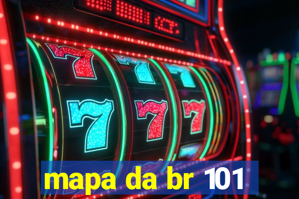mapa da br 101